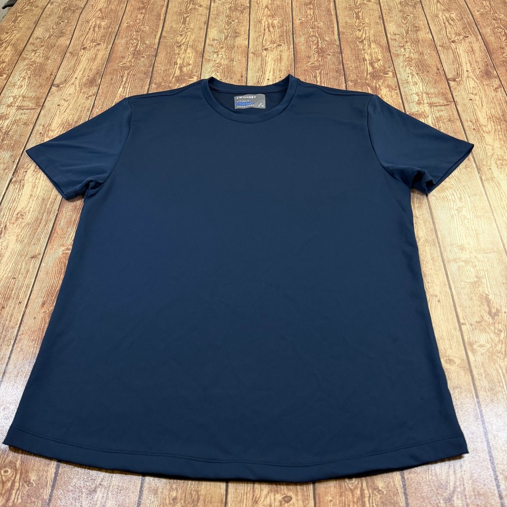 Twillory Athleisure T Shirt Mens Extra Large Navy Blue Performance Tee - Picture 3 of 9